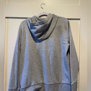 Gray Girls Large Zip up hoodie